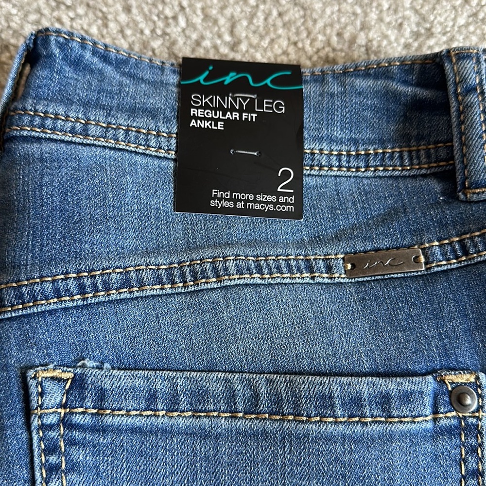Brand new inc skinny leg ankle jeans 2 - Picture 2 of 3